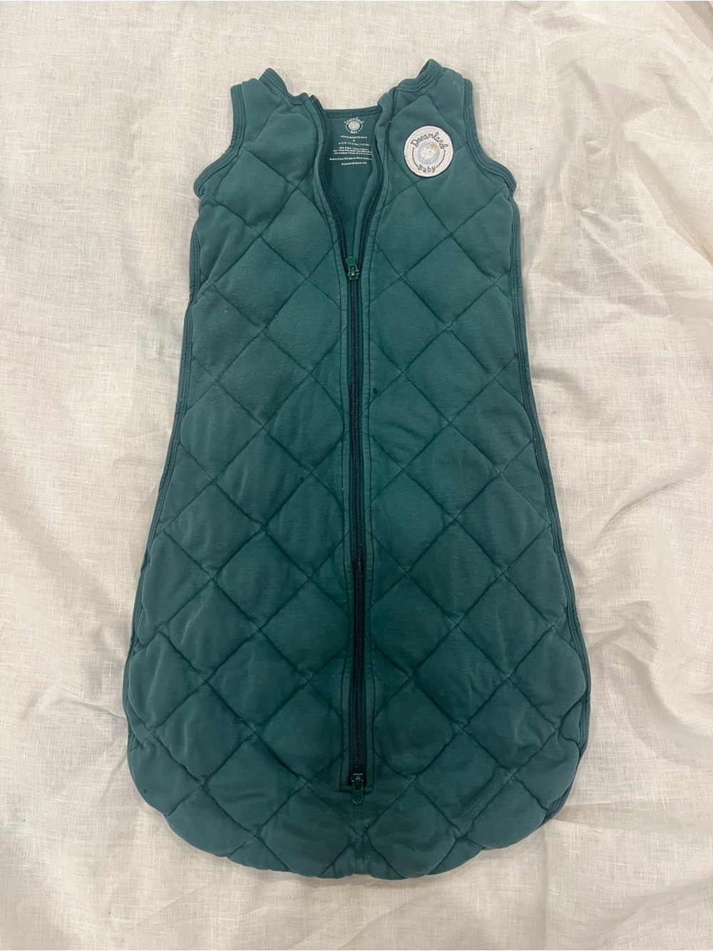 Quilted Teal Kids One-Piece Sleeping Sack